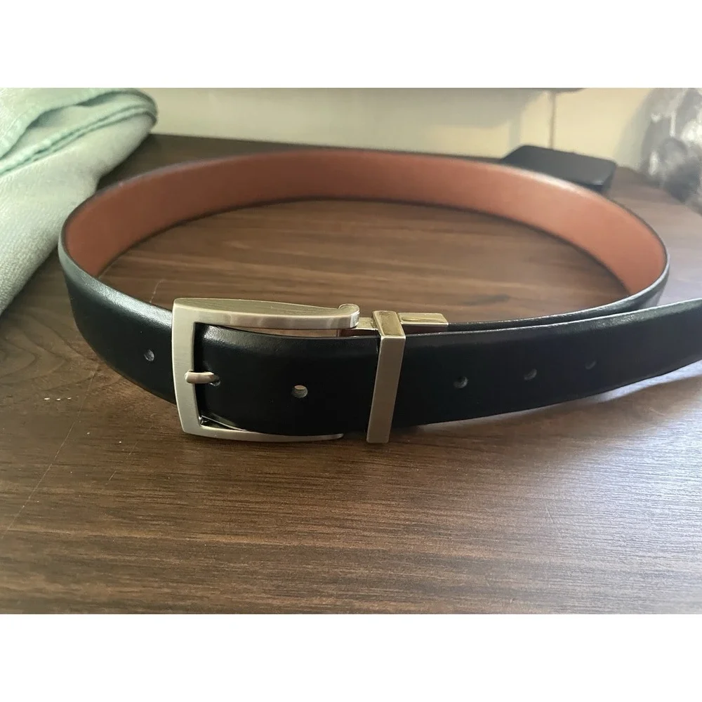 Collection By Michael Strahan Mens Reversible Belt Small 30-32